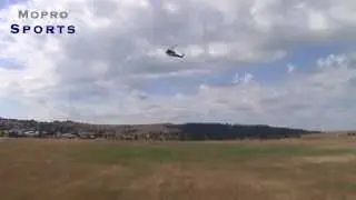 Helicopter Water Drop Demonstration at Polson Fly In 2013