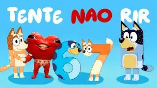 BLUEY MEGA TENTE NÃO RIR!!!🤣 - COMPILADO ULTRA HARD+