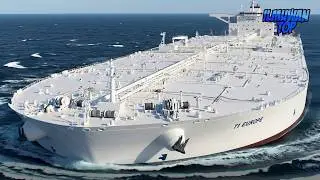 Kapal Raksasa Ini Begitu Besar Hingga Bikin Laut Terlihat Kecil, Ukurannya Nggak Masuk Akal Banget