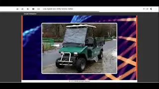 Low Speed and Utility Vehicle Safety