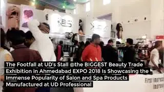 UD Salon and Spa Products at Beauty Trade Exhibition Ahmedabad