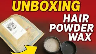 Flipkart Unboxing Hair powder Wax // Volumizing Strong Hold Hair Volumizer powder Wax #video 
