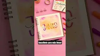 C&oacute;mo hacer letras bonitas con marcadores? 🩷 Tutorial de #lettering para portada bonita! Punta pincel