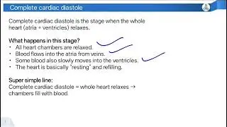 Complete Cardiac Diastole Explained | Cardiac Cycle | Nursing Tutorial