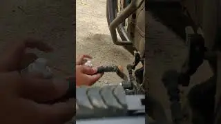 Gear Shifter Shoe Protector Installation. Very easily installable using a chain lube. #himalayanbike