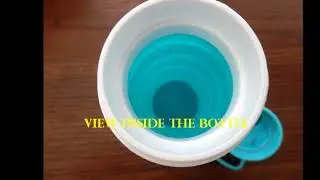 Valourgo Silicone Leak Proof and Portable Collapsible Water Bottle