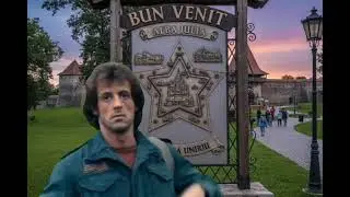 Sylvester Stallone la Alba Iulia,prank,comedy