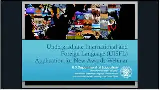 Webinar: FY 2018 Undergraduate International Studies & Foreign Language (UISFL) Program