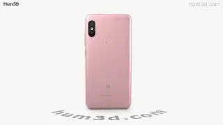 Xiaomi Mi A2 Lite Rose Gold 3D model by 3DModels.org