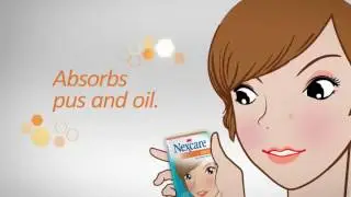 Nexcare Acne Absorbing Cover, Two Sizes, 36 Count