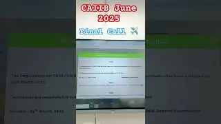 #caiib2025 #caiibjune2025 #iibf #lastday #registration ✈️🎯💯