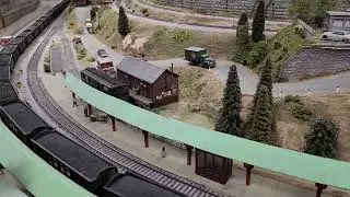PRR J1 with Sandusky Branch Coal Train at South Shore Model Railroad Club