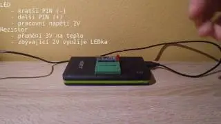 2. Zapojen&iacute; LEDky