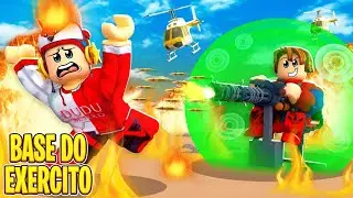 BASE DO EXÉRCITO COM SEGURANÇA MÁXIMA NO ROBLOX😄