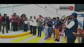 Ayuntamiento antorchista de Ahuatempan, entrega obra a la comunidad