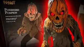 Spirit Halloween - Possessed Pumpkin Unboxing/Setup | 2022 Animatronic