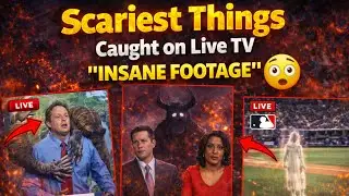 Scariest Things Caught on Live TV  REACTION
