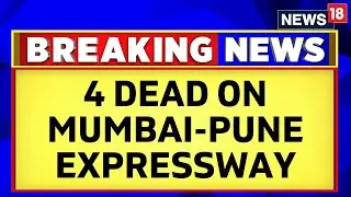 Mumbai | 4 People Dead After A Chemical Tanker Overturned On The Mumbai-Pune Expressway | News18