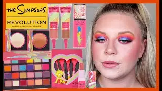 *NEW* REVOLUTION X THE SIMPSONS SUMMER OF LOVE COLLECTION REVIEW | makeupwithalixkate