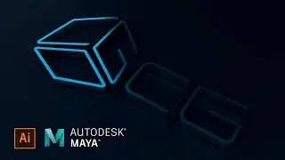 Convert 2D Logo to 3D Logo in Autodesk Maya using Vector File from Adobe illustrator