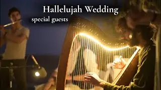 Hallelujah Wedding Reception &ndash; Harp, Flute & Djembe and Violin   Tzuf Family Band