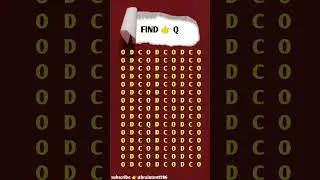 Find The ODD 👉  Q  | Number and Letters Addition | #short #youtubeshorts #subscribe #education