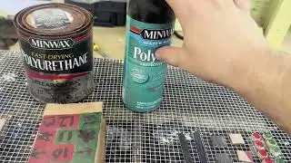 Make Cardboard Strong Like Wood! Polyurethane & Polycrylic Tutorial (Royal Game of Ur Bonus)