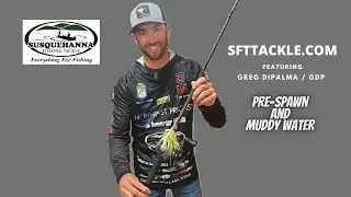 Pre Spawn and High Muddy Water Bass Fishing - Elite Series Pro Greg DiPalma - SFTtackle.com