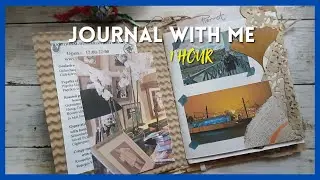 REAL TIME Travel Journal With Me | Junk Journal from Budapest Ephemera | No Talking ASMR