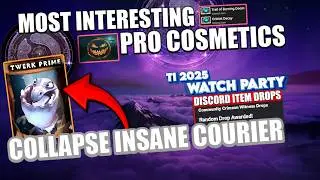 COLLAPSE Has This Weird Courier At TI - TI Finals Watch Party With Community Item Drops