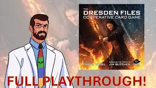 The Dresden Files Cooperative Card Game from Evil Hat Productions - Full Playthrough!