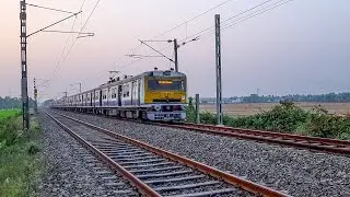 9 coach speedy emu train || 31112 Katwa-Sealdah local || Indian Railway