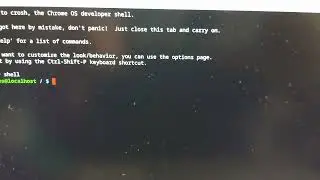 How you know your in Chromebook Developer Mode. Should boot to 