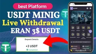 new Usdt trx income site।   free income real site। Long time best 