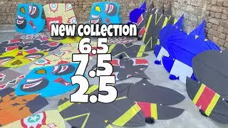 New Big Kite & Patang Collection || 7.5 githi tukal🔥Basant2024 || juniorvlogs