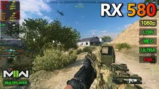 RX 580 | COD Modern Warfare 2 &mdash; 1080p &mdash; Низкое, Среднее, Ультра &mdash; FSR