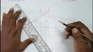 Наклон линии к (H.P и V.P) горизонтальной плоскости и вертикальной плоскости
