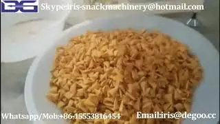 Jinan DG bugles chips sala stick snack food making extruder machine