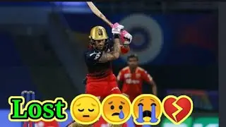 RCB Lost WhatsApp Status | RCB vs PBKS Status | Royal Challengers Bangalore Sad Status 😭