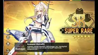 Retrofitting IJN Ayanami to be a Super Rare Ship from Azurlane