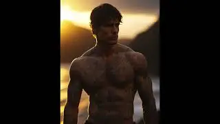 Alpha Men Muscular Tattooed Masculine AI Generated | Sx1nxwy ShowMeTheWill2 #music #AIGenerated V#1