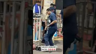 RICHEST INDIAN AKASH AMBANI&rsquo;S ENTRY WITH FULL ARMOURED SWAT SECURITY IN MUMBAI #SHORTS#INDIA#vip#ric