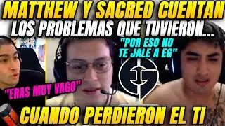 MATTHEW Y SACRED CUENTAN LOS PROBLEMAS QUE TUVIERON CUANDO PERDIERON EL TI