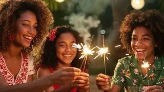 Justin Wellington &ndash; Rockin&rsquo; Around (Official AI Music Video) feat. Mi Santana