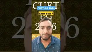 CUET PG 2026 exam date out ! #cuetpg #cuet #cuetug #cuet_agriculture