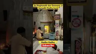 Sri Raghunath Das Goswami ji one of the Six Goswamis of #Vrindavan samadhi #shorts #radhakund #short