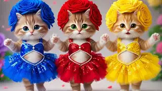 Dudi Dudi Dam Dam Dance | Dodi Dodi Dum Dum Kids Dance | Funny Kitten Kids Nursery Rhymes Song