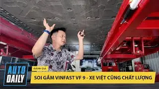 Soi gầm VinFast VF 9 mới thấy xe Việt l&agrave;m cũng chất lượng thật!!!
