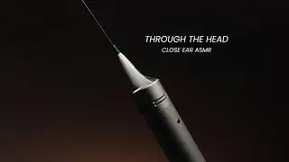 ASMR Close Ear Cleaning with Goose Feather- Penetrating Binaural Triggers Through the Head for Sleep