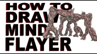 How to draw Mind Flayer (Stranger Things)